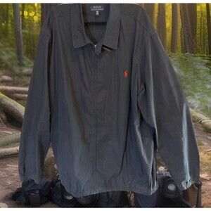 BIG & TALL Polo Ralph Lauren Men’s Jacket Zip 3XLT Dark Navy